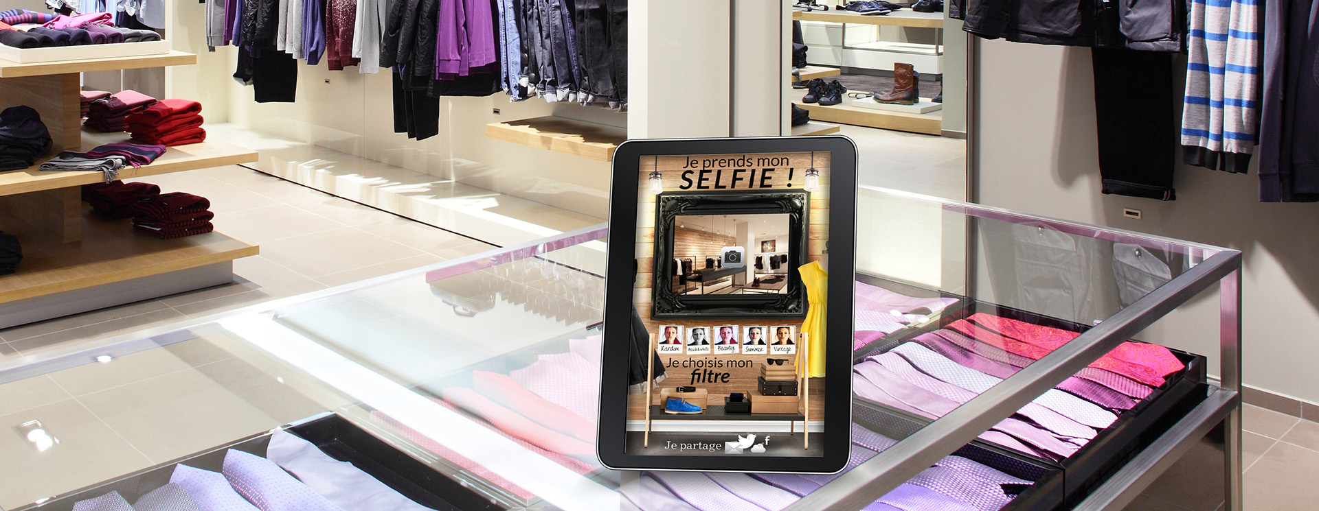 utiliser des tablettes "selfie" pour animer les ventes