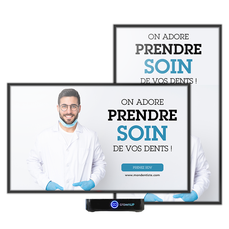 Programmez votre contenu en quelques clics depuis l'interface Crown TV