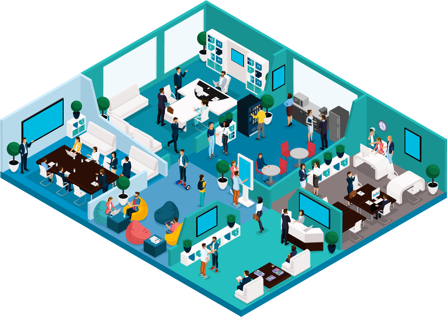 digitalisation des espaces de coworking