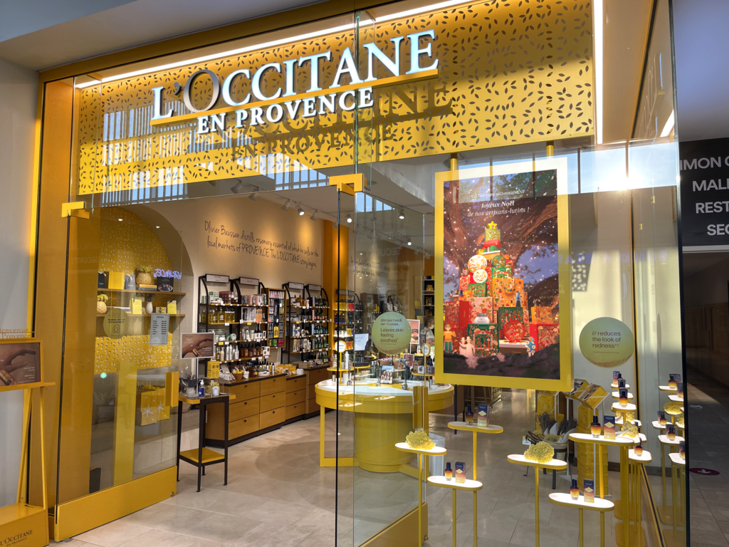 L'Occitane adopte la solution d'affichage dynamique Crown TV